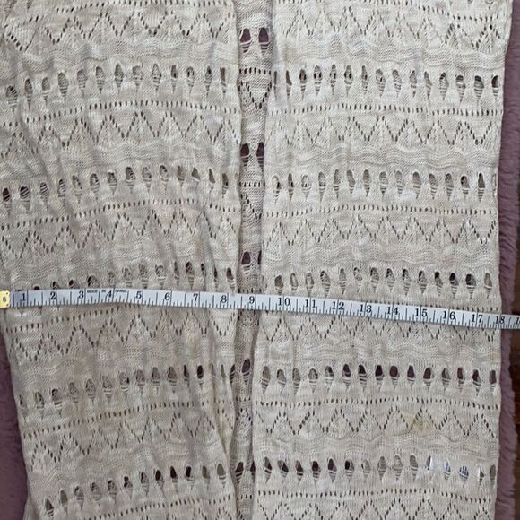 Joseph A. Woman Cream Colored Sleeveless Cardigan - Picture 10 of 10